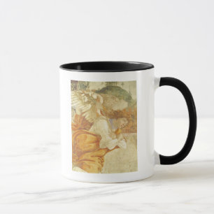 Taza El anuncio, detalle del arcángel
