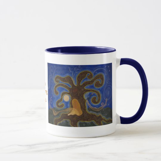 Taza El árbol curativo, el árbol curativo,