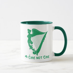 Taza El arpa irlandesa - un símbolo de Irlanda