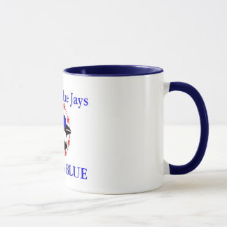 Taza el arrendajo azul, arrendajos azules de Merrill,