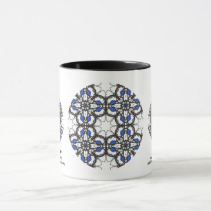 Taza El arte caleidoscopio del volumen cuatro treinta y