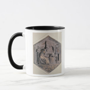 Taza El arte de la forja, decorativo hexagonal