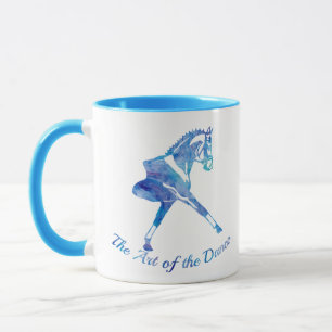 Taza El arte del caballo del Dressage de la danza -