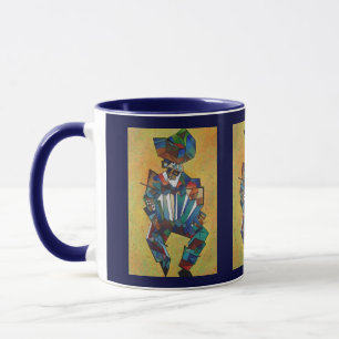 Taza El arte del cubismo acordeonista
