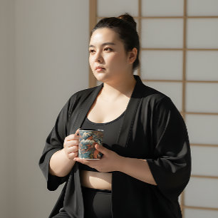 Taza El arte del tatuaje japonés dos dragones