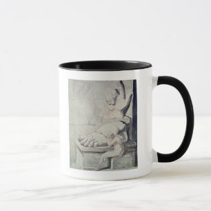 Taza El artista en la desesperación sobre magnitud de