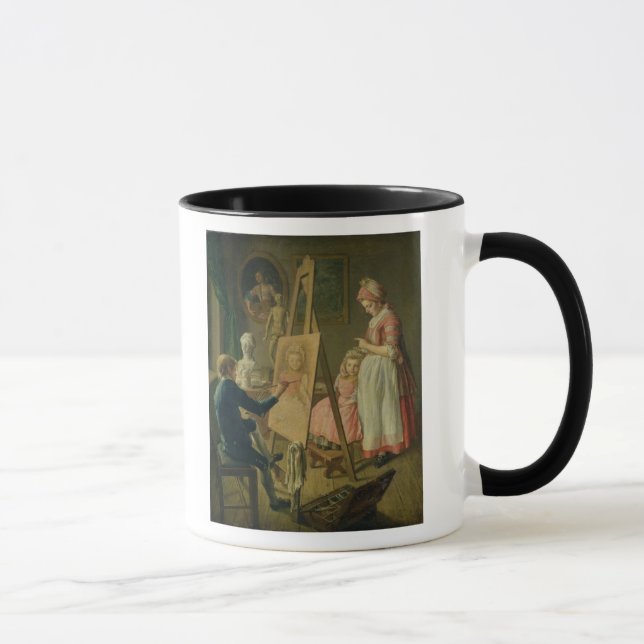 Taza El artista joven, c.1760 (Derecha)