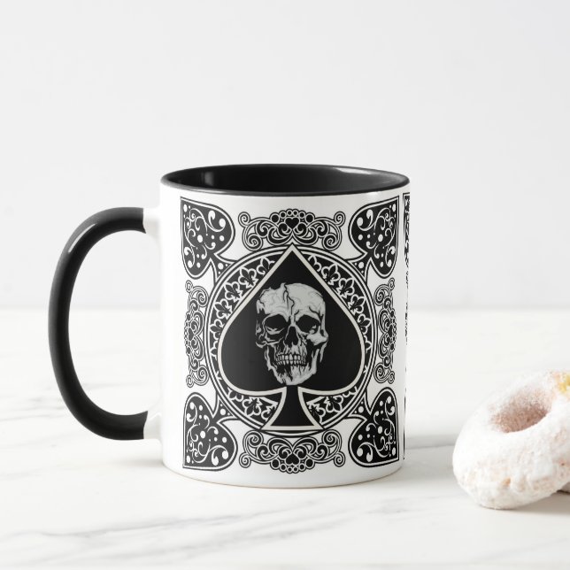 Taza El As De Spades Coffee Mug (Con donut)