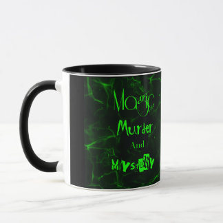 Taza El asesinato y misterio de la magia verde