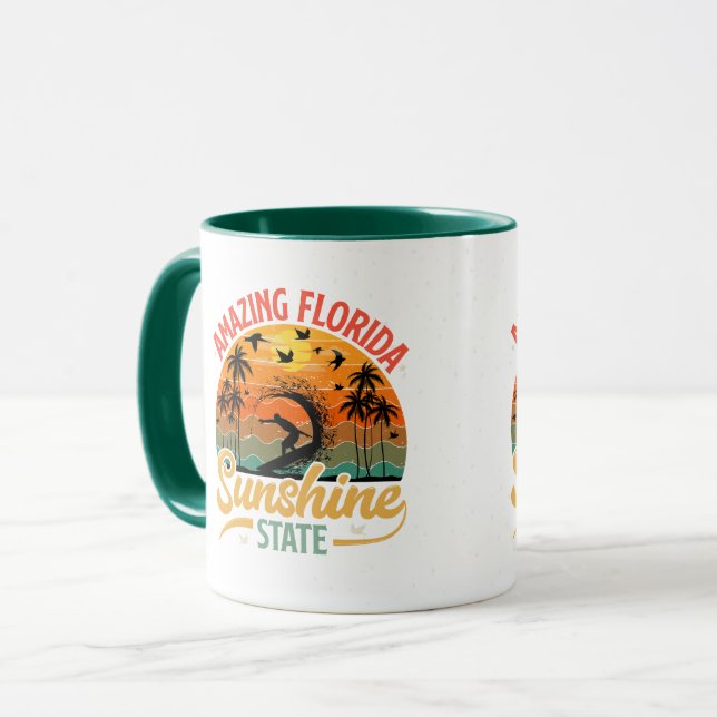 Taza El asombroso estado del sol de Florida (Anverso izquierdo)