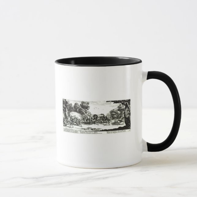 Taza El ataque contra la diligencia (Derecha)