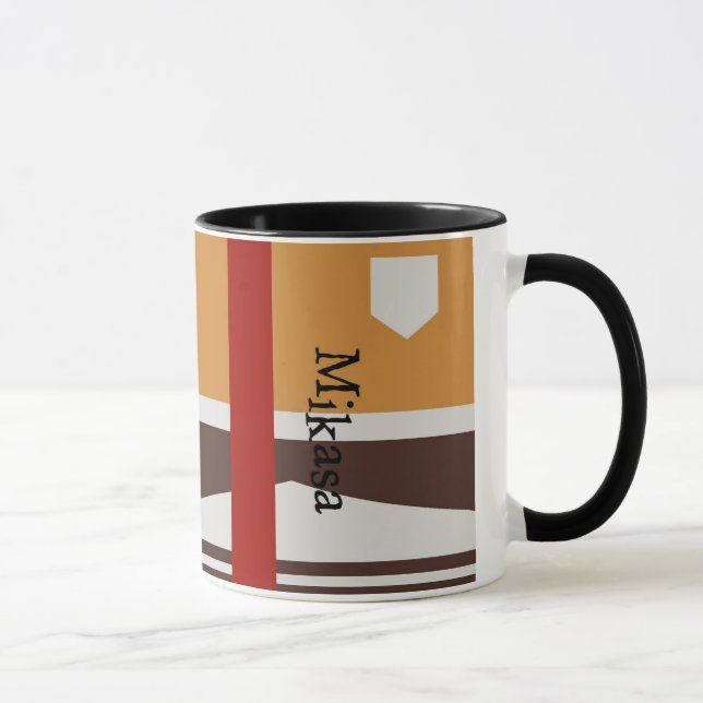Taza El ataque contra titán inspiró la taza, Mikasa (Derecha)