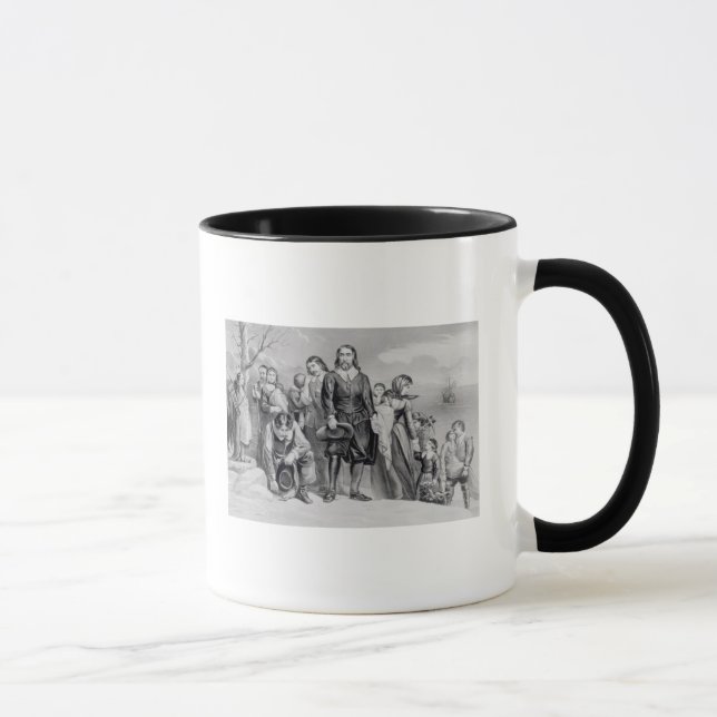 Taza El aterrizaje de los peregrinos (Derecha)