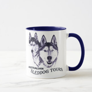 Taza El australiano Sleddog viaja a la bandera 2 001,