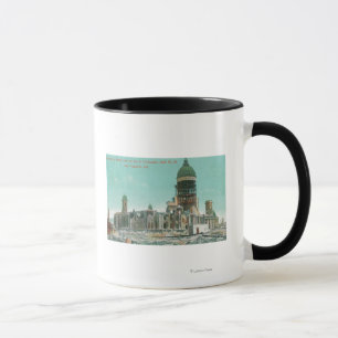 Taza El ayuntamiento en ruinas tras el incendio de 1906