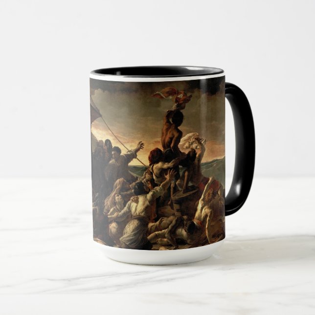 Taza El baldaquino de Medusa-Théodore Géricault (Anverso derecho)