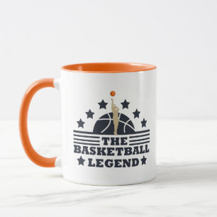 Taza El Baloncesto Jugador Leyenda