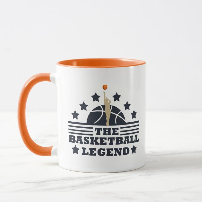 Taza El Baloncesto Jugador Leyenda (Izquierda)