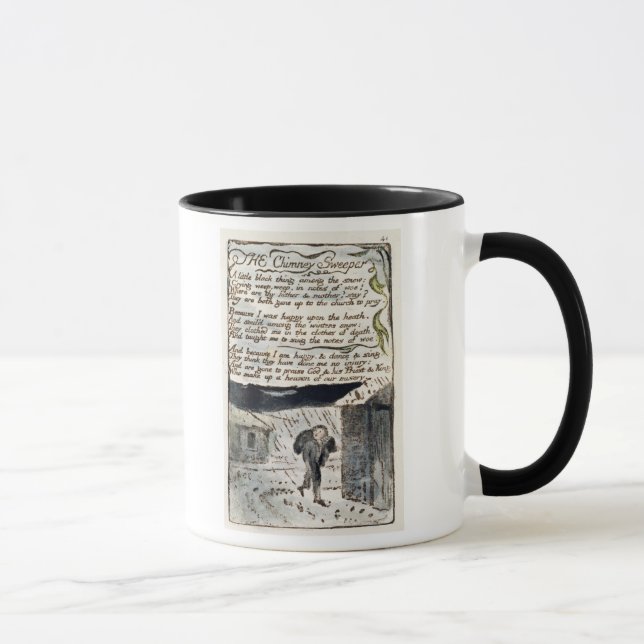 Taza "El barrendero de la chimenea", platea 41 (Bentley (Derecha)