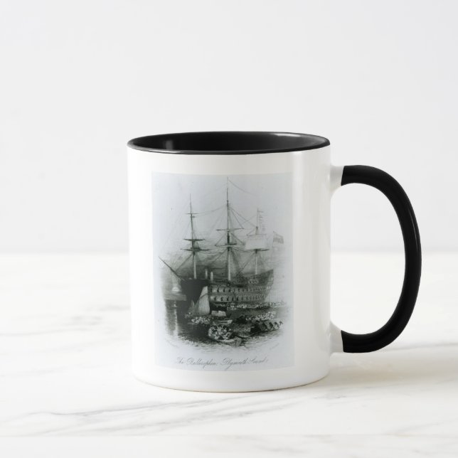 Taza El Bellerophon en el sonido de Plymouth (Derecha)