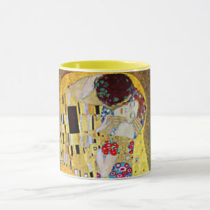 Taza El beso de Gustav Klimt, vintage Art Nouveau