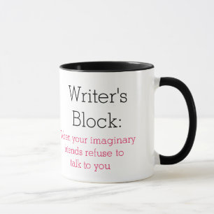 Taza El bloque del escritor: cuando sus amigos