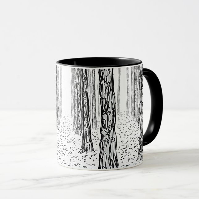 Taza "El bosque" Combo Mug (Anverso derecho)