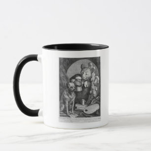Taza El boxeador Charles Churchill, una vez que