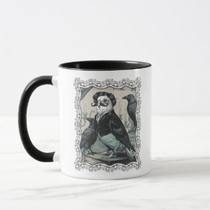 Taza El budista gótico Edgar Allan Poe inspiró a Parake