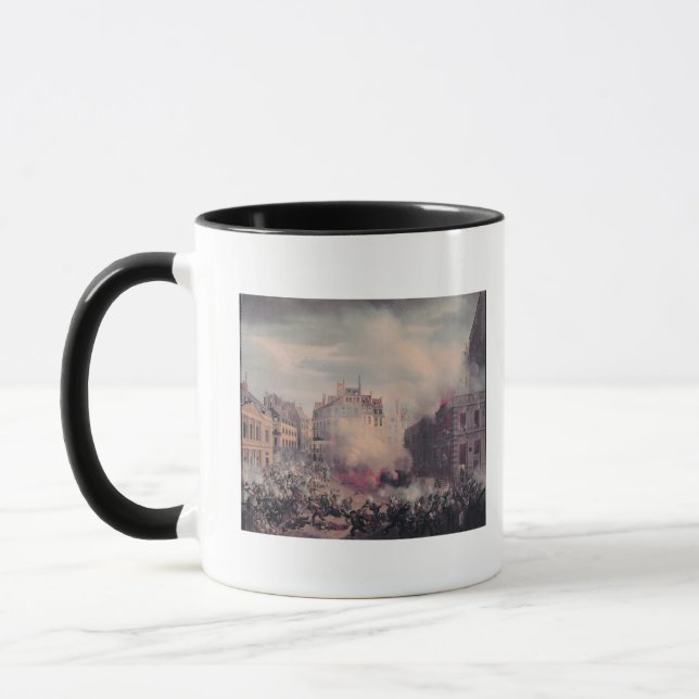Taza El Burning del d'Eau del castillo francés (Izquierda)