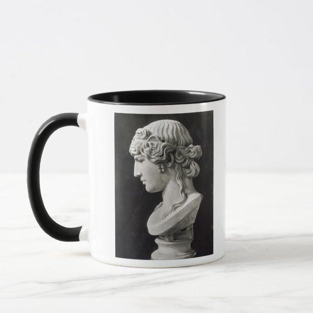 Taza El busto de Antinous llamó 'Antinous Mondragone (Izquierda)