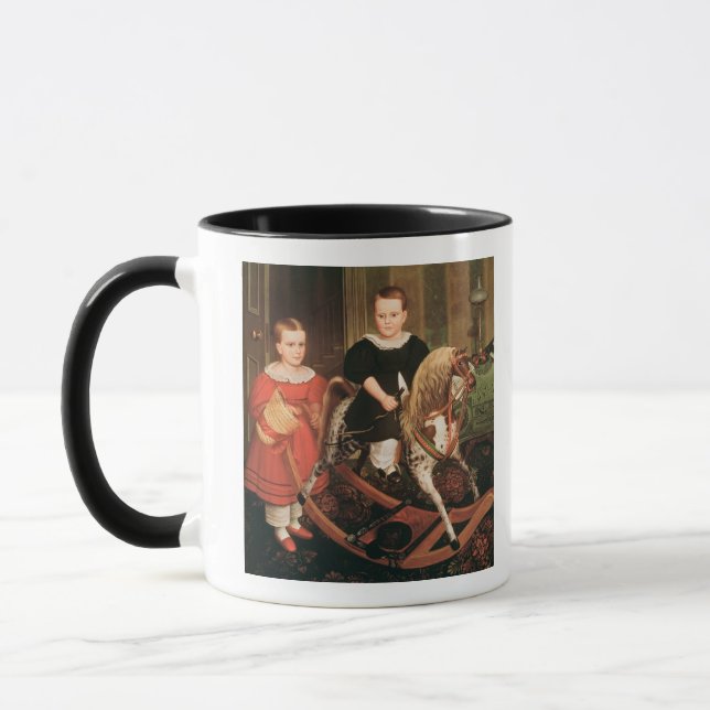 Taza El caballo de la afición, c.1840 (Izquierda)