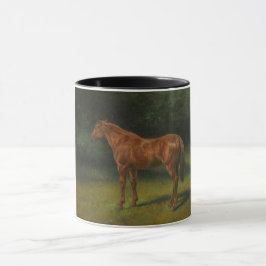 Taza El Caballo de Sorrel Rojo (por Rosa Bonheur)
