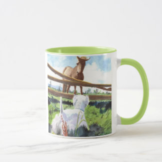 Taza El caballo y Terrier