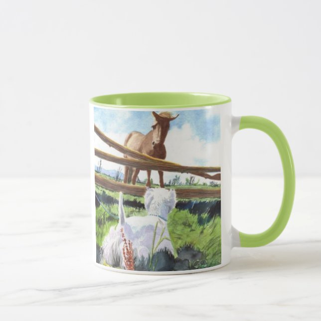 Taza El caballo y Terrier (Derecha)