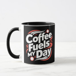 Taza El café alimenta mi día