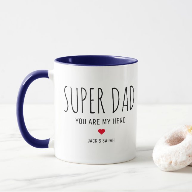 Taza El café de Papá Noel (Con donut)