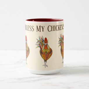 Taza El café destila mis pollos