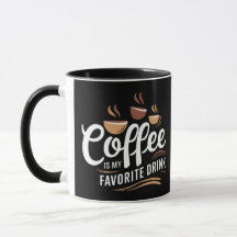 El café es mi bebida favorita