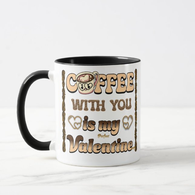 Taza El café es mi regalo El día de San Valentín para m (Izquierda)