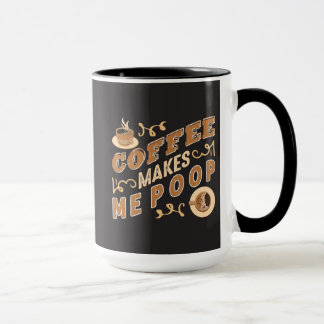 Taza El café gracioso me hace pelar