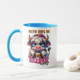 Taza El Café Me Ayuda a Tolerar a los Idiotas