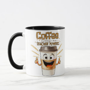 Taza El café me da poderes de maestro