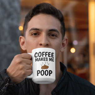 Taza EL CAFÉ ME HACE POOP dad MUGS