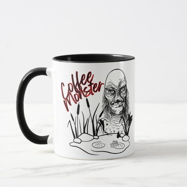 Taza ¡El café negro es más que un confort de criatura! (Izquierda)