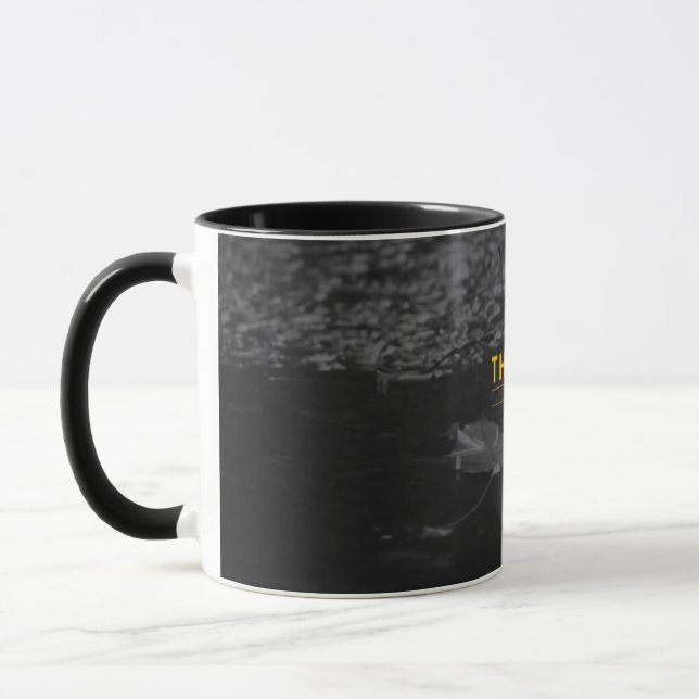 Taza El café picado de peaje - oscuro (Izquierda)
