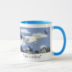 Taza ¡EL CAFÉ SE ESTÁ UPLICANDO! Pegasus Fantasy Beber 