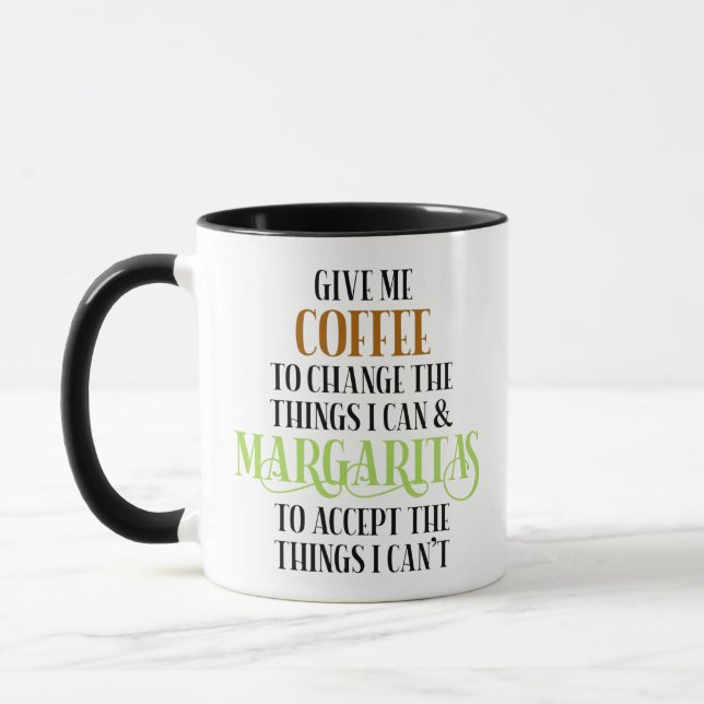 Taza El café y Margarita le encantan los comentarios di (Izquierda)