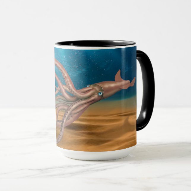 TAZA EL CALAMAR GIGANTE (Anverso derecho)
