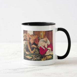 Taza El cambiador de dinero y su esposa, 1539